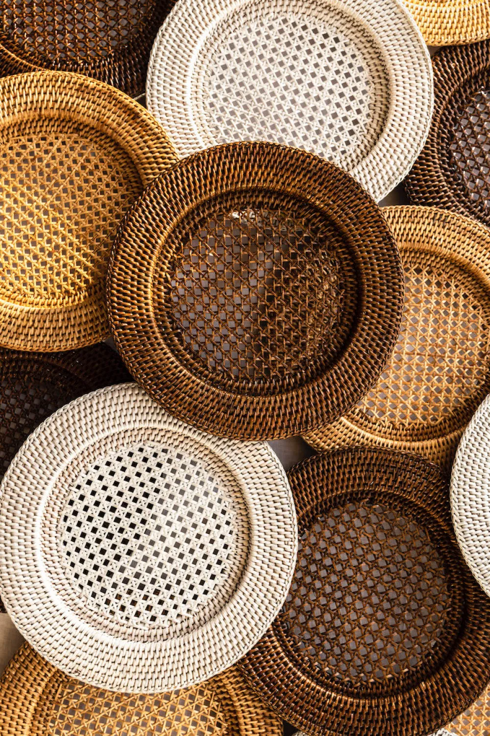 Rebecca Udall Wicker|Dinnerware|Rattan Charger Plate