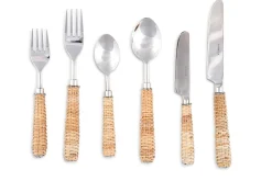 Loulou La Dune Wicker|Flatware|Rattan Cutlery