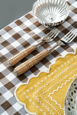 Loulou La Dune Wicker|Flatware|Rattan Cutlery