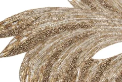 Kim Seybert Place Settings & Linens|Ray Runner in Gold & Crystal