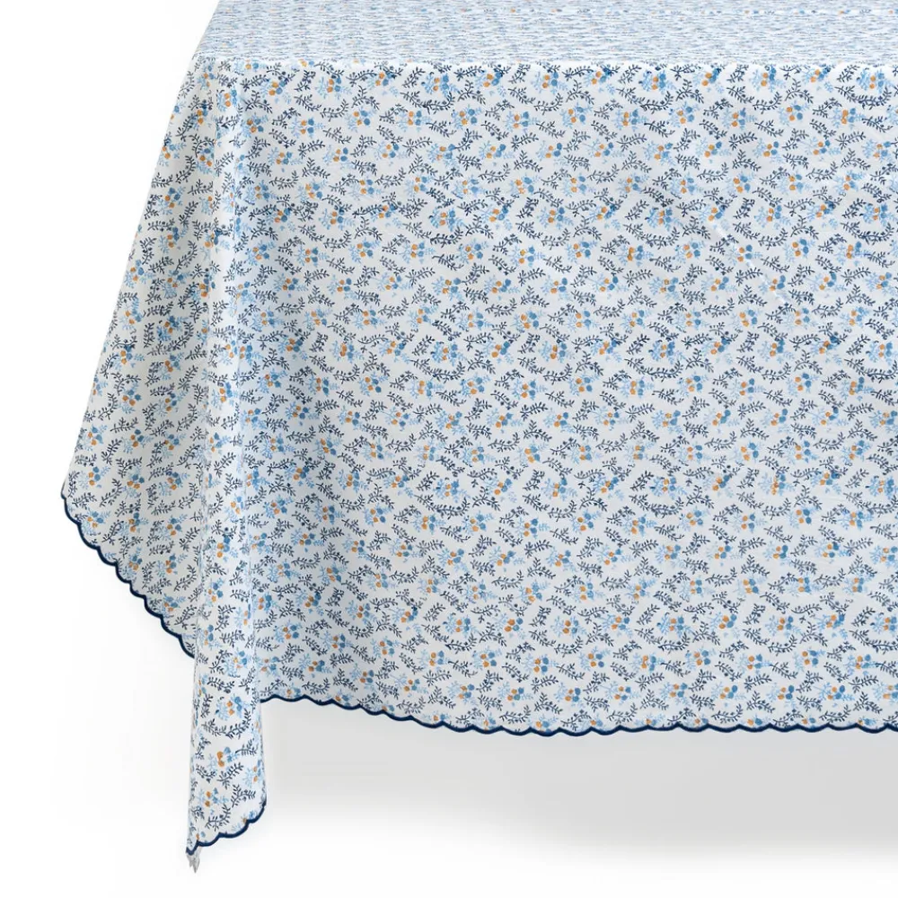Sharland England Place Settings & Linens|Rectangle Little Flower Tablecloth