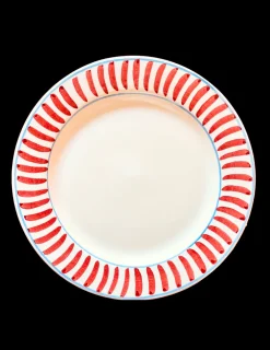 Sveva's Home Dinnerware|Red Dinner Plate, Set of 6