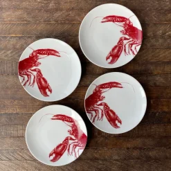Caskata Dinnerware|Red Lobster Canape Plates