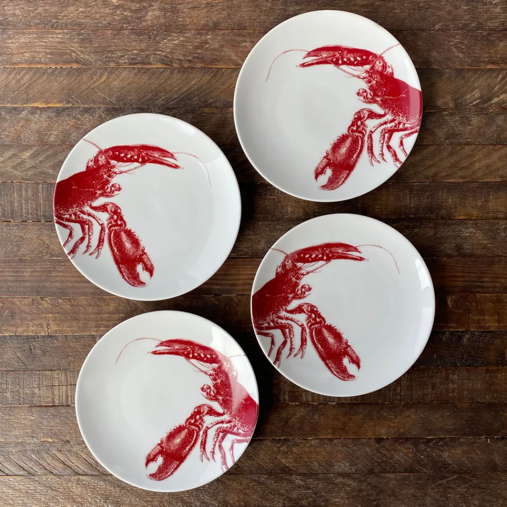 Caskata Dinnerware|Red Lobster Canape Plates