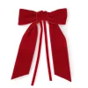 TriChi Design Décor|Place Settings & Linens|Red Velvet Napkin Bows, Set of 4