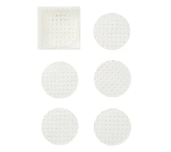 Kim Seybert Place Settings & Linens|Reed Coasters in White, Set of 6 in a Caddy