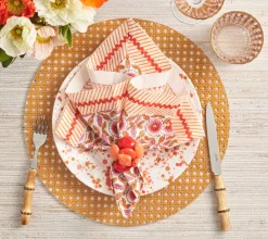 Kim Seybert Place Settings & Linens|Reed Placemats in Natural, Set of 4