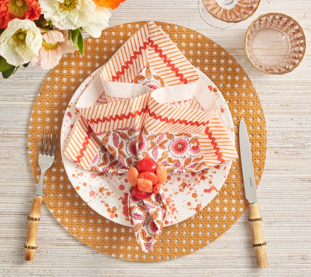 Kim Seybert Place Settings & Linens|Reed Placemats in Natural, Set of 4