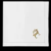 Henry Handwork Place Settings & Linens|Reindeer Gold Napkin