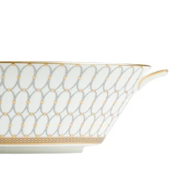 Wedgwood Dinnerware|Renaissance Grey Open Oval Vegetable Dish