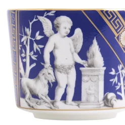 Wedgwood Dinnerware|Renaissance Mix Teacup Saucer in Gold & Red, in Set of 2