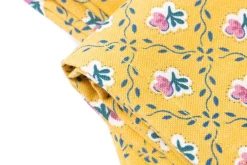 Maria Louise Cottage Place Settings & Linens|Retro Rose Napkins in Yellow, Set of 4