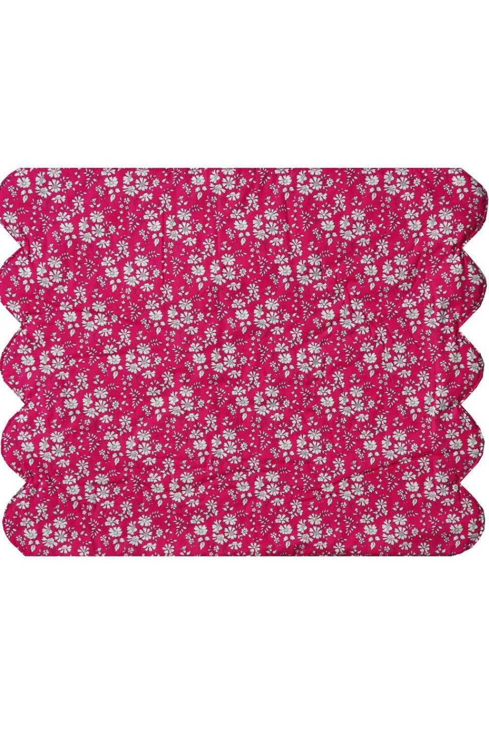 Coco & Wolf Place Settings & Linens|Reversible Cloud Placemat Made With Liberty Fabric in Betsy Candy Floss & Capel Fuchsia Pink
