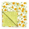 Caspari Place Settings & Linens|Reversible Kantha Table Cover in Orange Grove