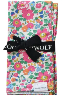 Coco & Wolf Place Settings & Linens|Reversible Stitch Napkin Set Made With Liberty Fabric in Betsy & Ditsy Dot