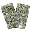 Coco & Wolf Place Settings & Linens|Reversible Stitch Napkin Set Made With Liberty Fabric in Libby & Capel Pistachio