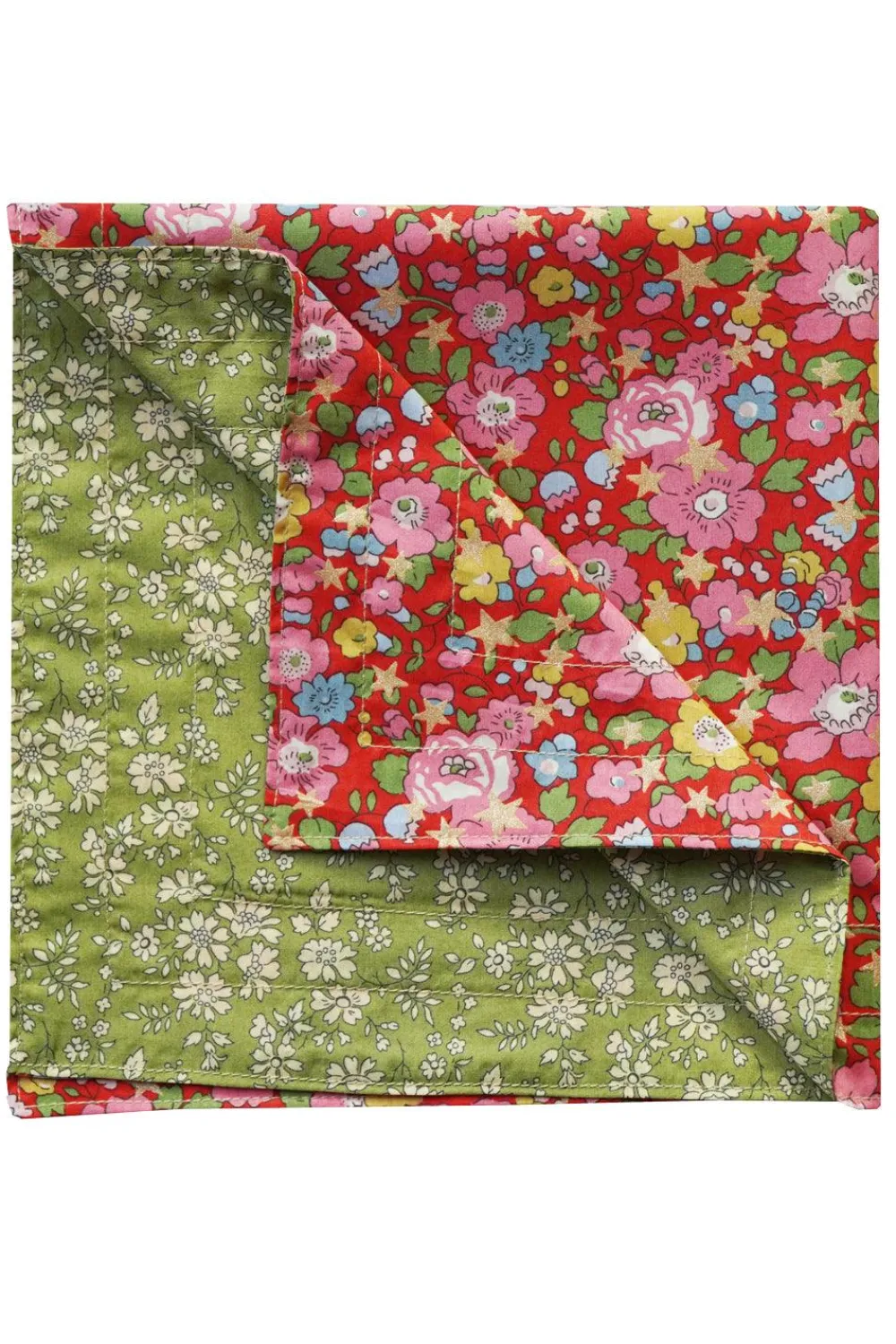 Coco & Wolf Place Settings & Linens|Reversible Stitch Napkin Set Made With Liberty Fabric in Betsy Star & Capel