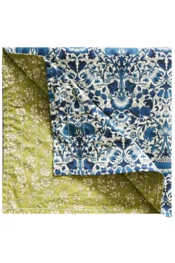 Coco & Wolf Place Settings & Linens|Reversible Stitch Napkin Set Made With Liberty Fabric in Lodden & Capel