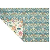 Coco & Wolf Place Settings & Linens|Reversible Stitch Placemat Made With Liberty Fabric in Strawberry Thief & Eva Belle