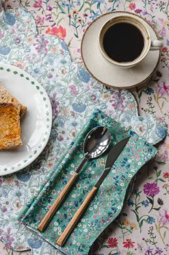 Coco & Wolf Place Settings & Linens|Reversible Wavy Napkin Set Made With Liberty Fabric in in Donna Leigh & Rachel