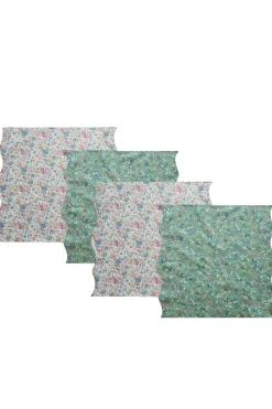 Coco & Wolf Place Settings & Linens|Reversible Wavy Napkin Set Made With Liberty Fabric in in Donna Leigh & Rachel