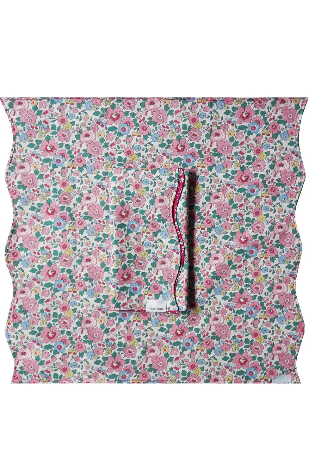 Coco & Wolf Place Settings & Linens|Reversible Wavy Napkin Set Made With Liberty Fabric in Betsy Candy Floss & Capel