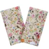 Coco & Wolf Place Settings & Linens|Reversible Wavy Napkin Set Made With Liberty Fabric in Linen Garden