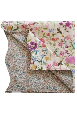 Coco & Wolf Place Settings & Linens|Reversible Wavy Napkin Set Made With Liberty Fabric in Linen Garden