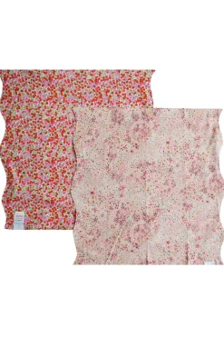 Coco & Wolf Place Settings & Linens|Reversible Wavy Napkin Set Made With Liberty Fabric in Adelajda’s Wish & Wiltshire Star