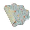 Coco & Wolf Place Settings & Linens|Reversible Wavy Placemat Made With Liberty Fabric in Spring Blooms & Meadowland