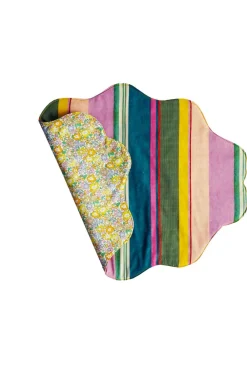 Coco & Wolf Place Settings & Linens|Reversible Wavy Placemat Made With Liberty Fabric in in Archive Swatch & Michelle