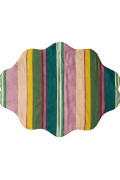 Coco & Wolf Place Settings & Linens|Reversible Wavy Placemat Made With Liberty Fabric in in Archive Swatch & Michelle