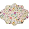 Coco & Wolf Place Settings & Linens|Reversible Wavy Placemat Made With Liberty Fabric in Linen Garden & Katie & Millie