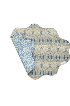 Coco & Wolf Place Settings & Linens|Reversible Wavy Placemat Made With Liberty Fabric in Ianthe & Betsy Boo