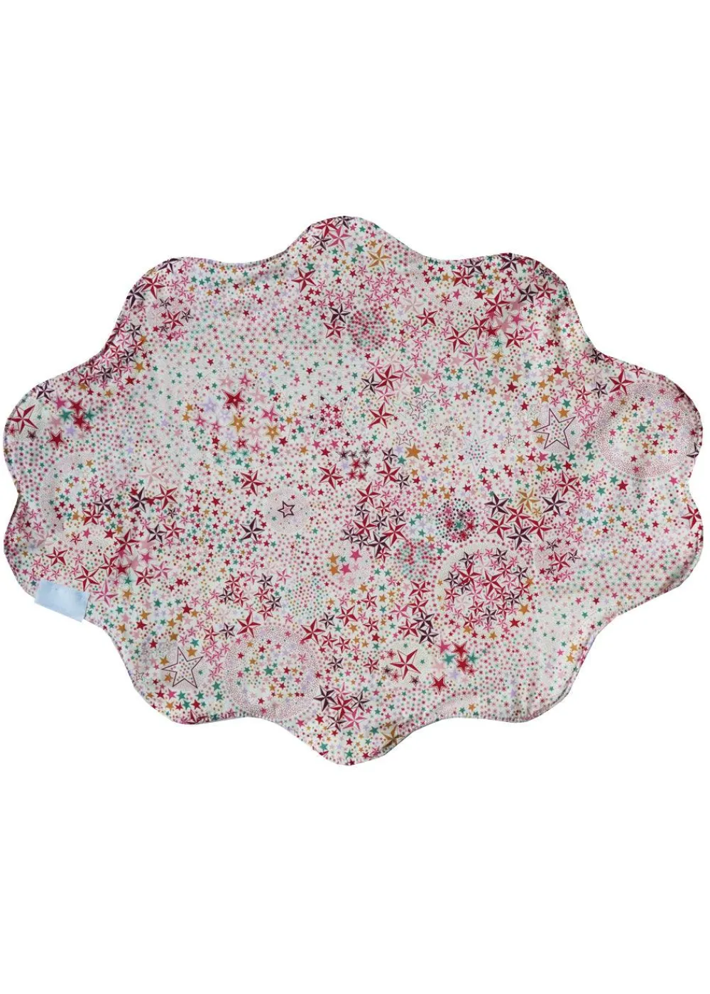 Coco & Wolf Place Settings & Linens|Reversible Wavy Placemat Made With Liberty Fabric in Wiltshire Stars & Adelajda’s Wish