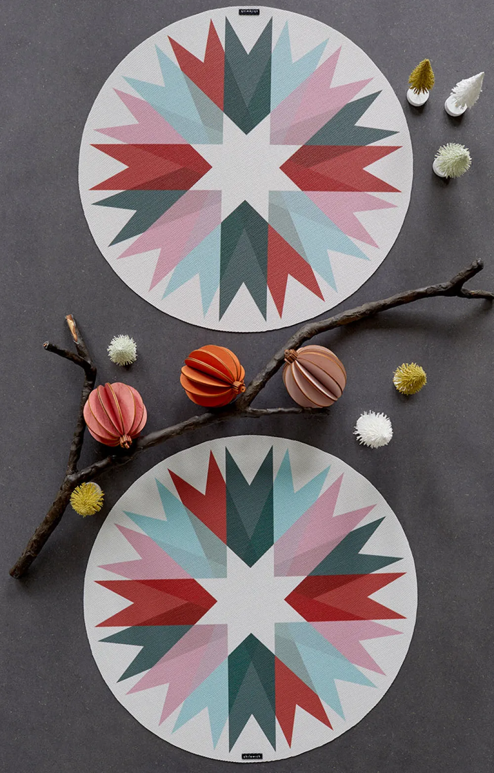 Chilewich Place Settings & Linens|Ribbon Placemat in Juniper