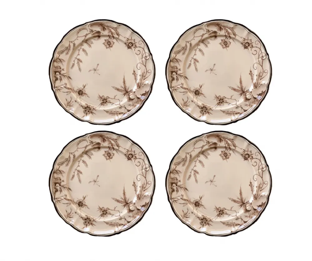 Laboratorio Paravicini Dinnerware|Rocaille Dove Gray Dinner Plate