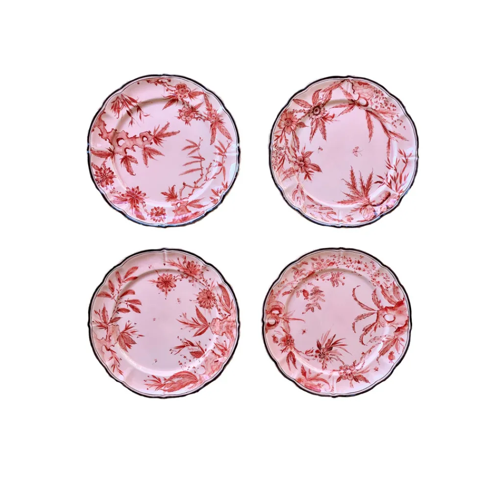 Laboratorio Paravicini Dinnerware|Rocaille Pink Dessert Plate