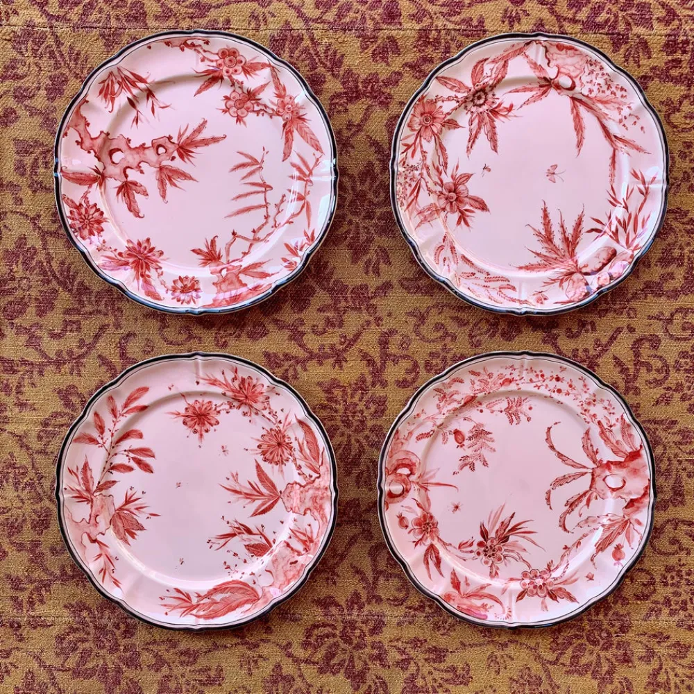 Laboratorio Paravicini Dinnerware|Rocaille Pink Dinner Plate