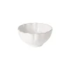 Costa Nova Dinnerware|Rosa Collection Cereal Bowls in White, Set of 6