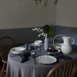 Costa Nova Dinnerware|Rosa Collection Cereal Bowls in White, Set of 6