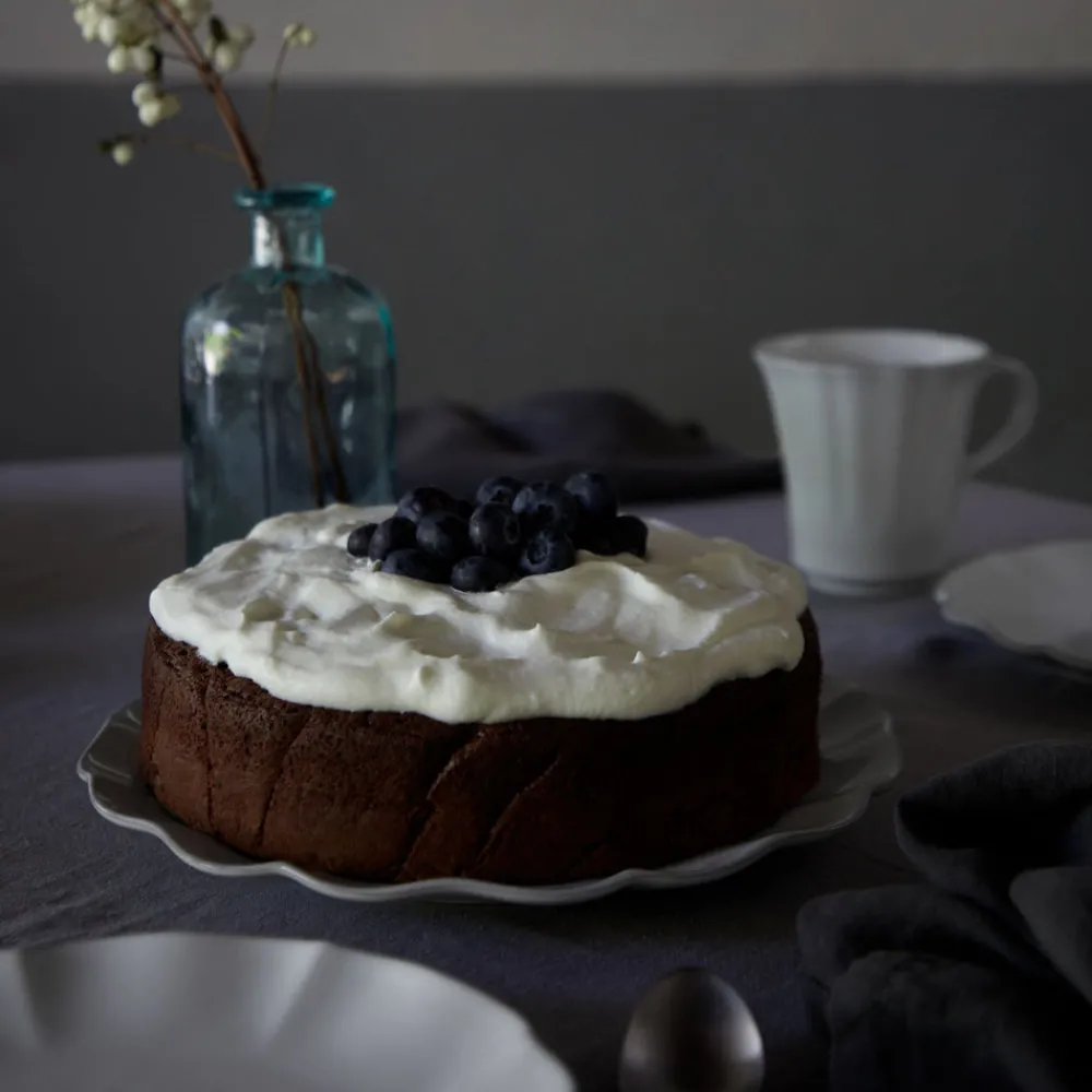 Costa Nova Dinnerware|Rosa Collection Dinner Plates in White, Set of 6