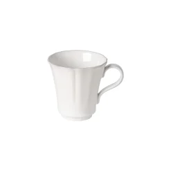 Costa Nova Dinnerware|Rosa Collection Mugs in White, Set of 6