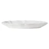 Costa Nova Dinnerware|Rosa Collection Oval Platter 12" in White