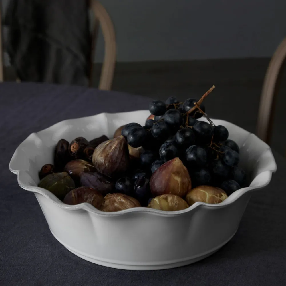 Costa Nova Dinnerware|Rosa Collection Serving Bowl 12" in White