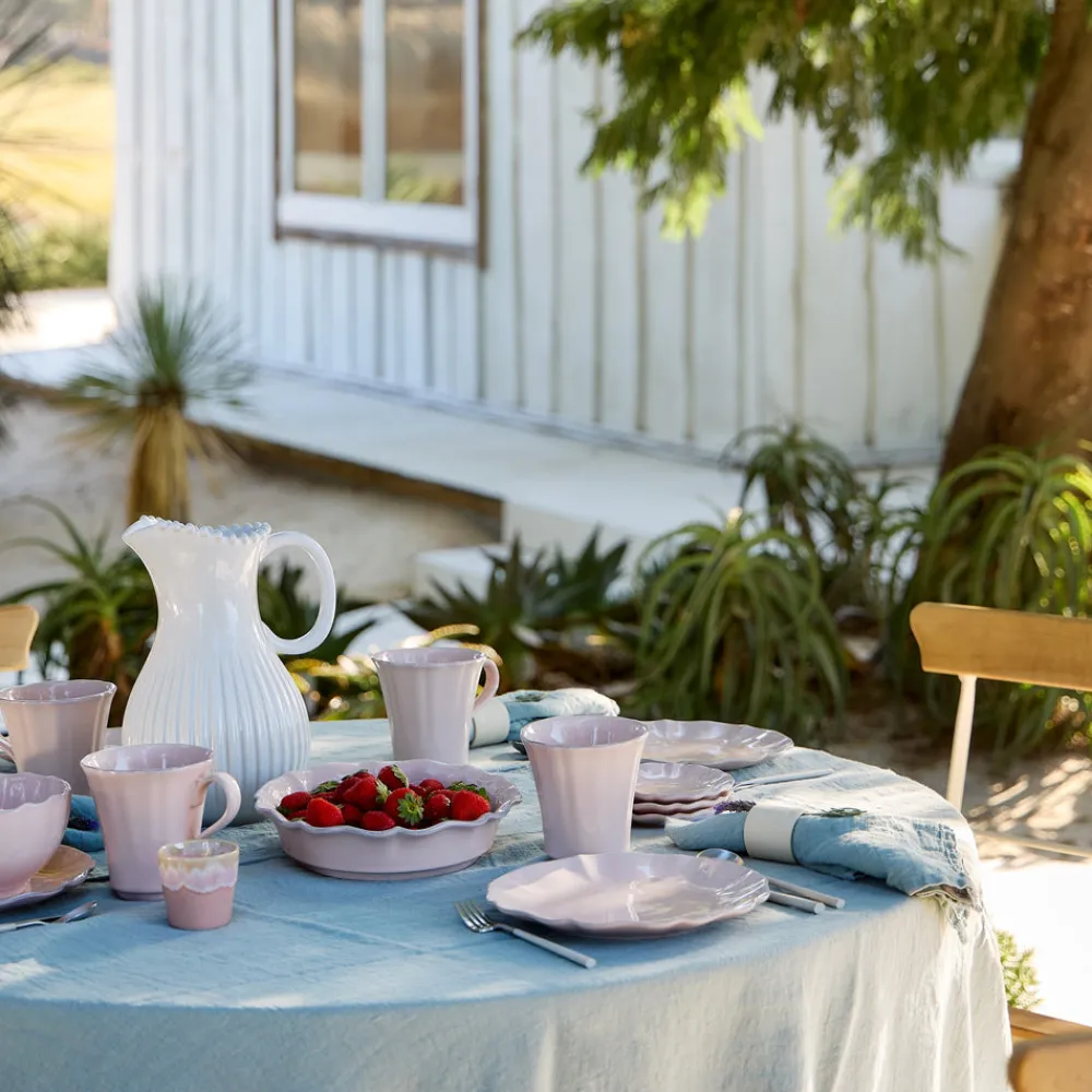 Costa Nova Dinnerware|Rosa Collection Serving Bowl 12" in Rosé