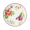 Este Ceramiche Dinnerware|Rose and Tulip Dessert Plates in Multi, Set of 6