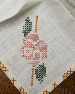 Sharland England Place Settings & Linens|Rose Tapestry Napkins, Set of 4