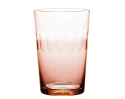 The Vintage List Glassware|Rose Tumblers With Lens Design, Set of 4