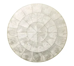 Kim Seybert Place Settings & Linens|Round Capiz Placemat, Set of 4